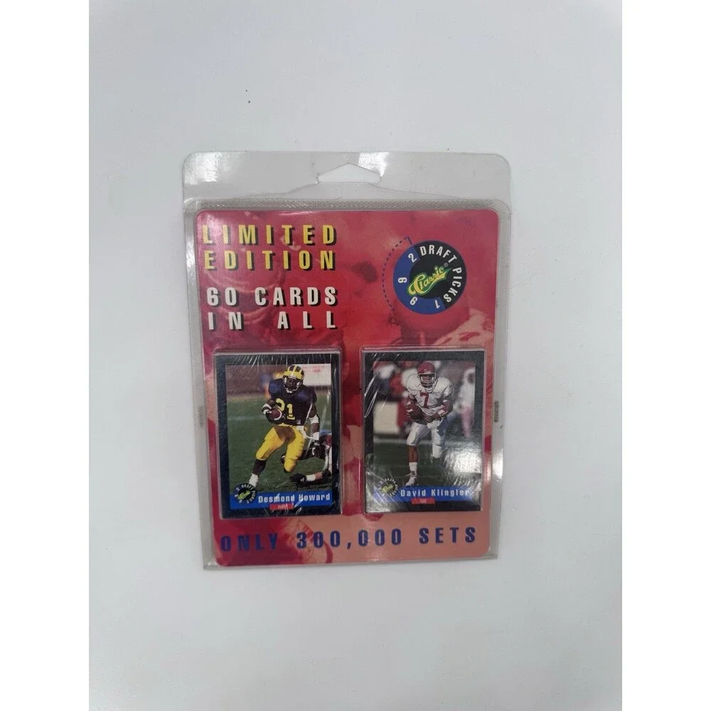 1992 Classic Draft Picks FOOTBALL Complete Set 60 CARDS FACTORY SEALED Read